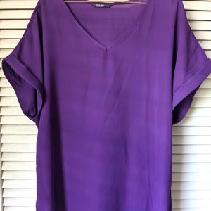 Women's gorgeous purple blouse.